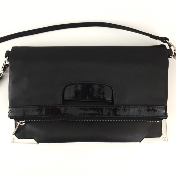 Topshop Handbags - Topshop Leather Crossbody / Clutch Bag